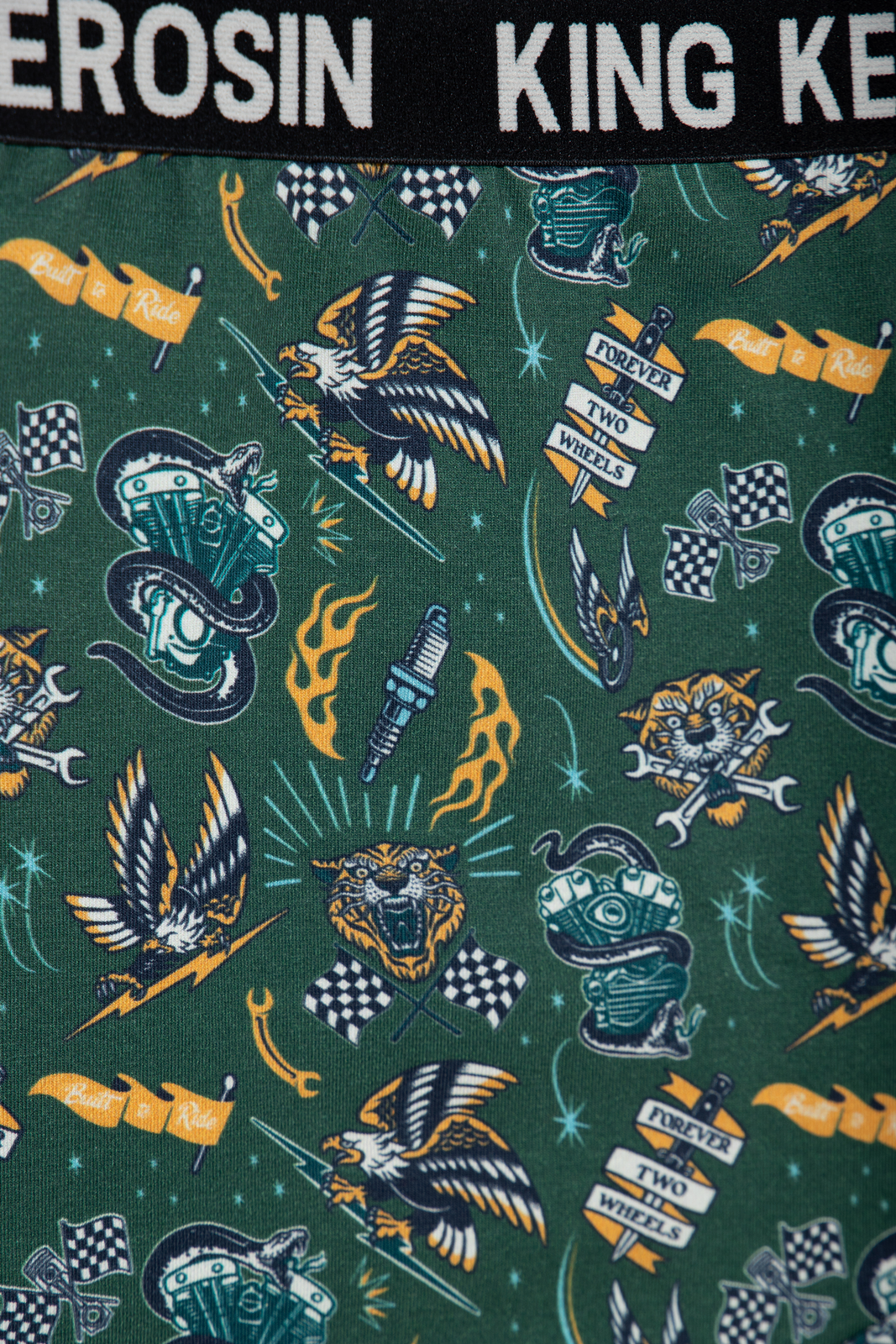 Herren Boxershorts "Tattoo Style" in Green