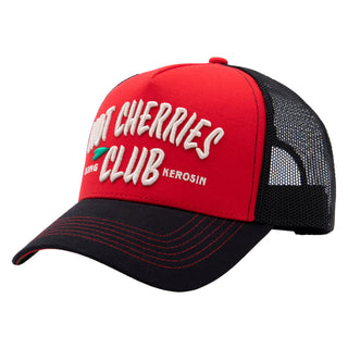 Trucker Cap 'Hot Cherries Club' in Rot