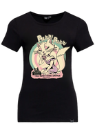Damen T-Shirt "Talk sweet" in Black