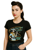 Damen T-Shirt "Down & Dirty" in Black
