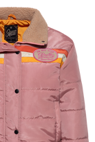 Damen Puffer Jacke "I`m not your babe" in Rose