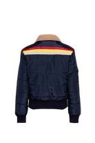 Damen Puffer Jacke "California" in Dark Navy