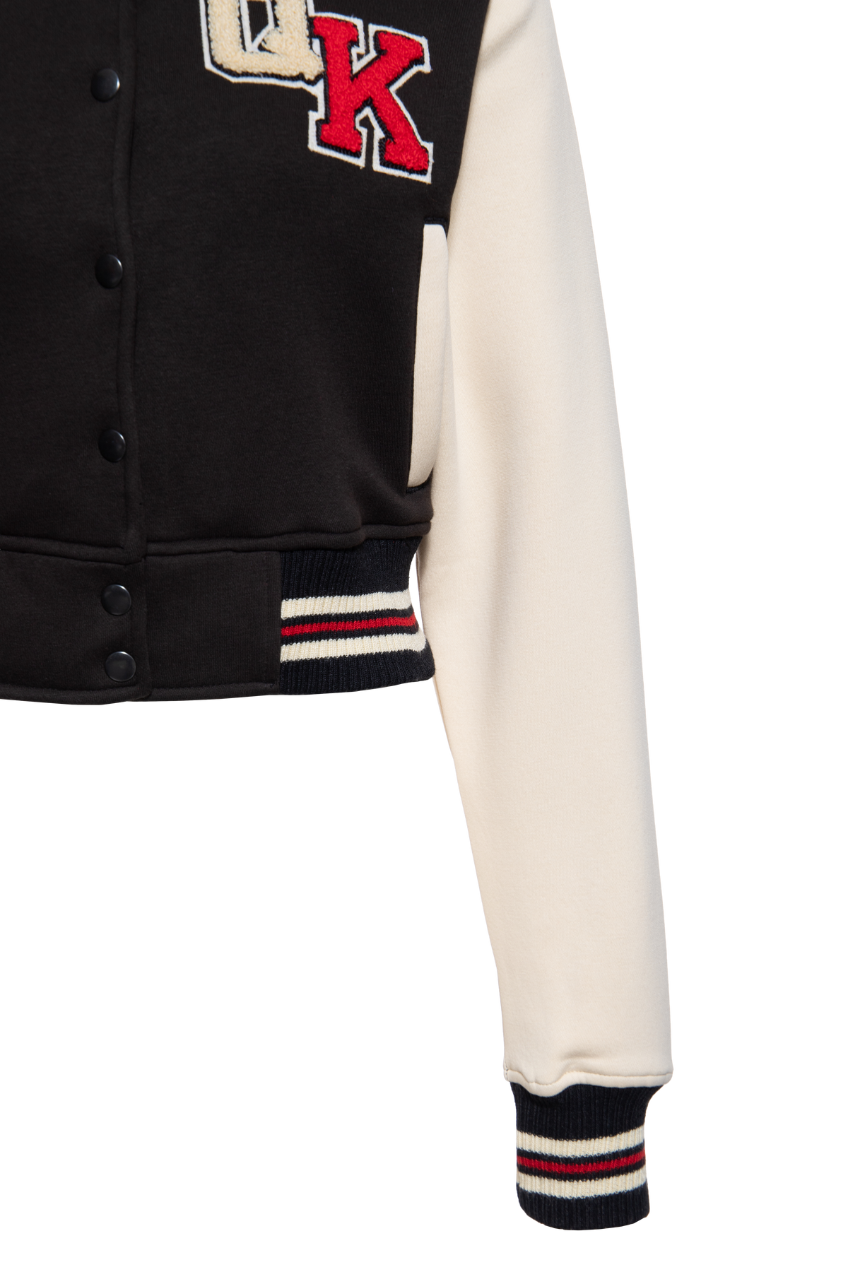 Damen College Jacket ""Purrfectly Rebellious" in Black