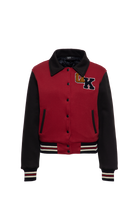 Damen College Jacket  "Nashville High School" in Bordeaux
