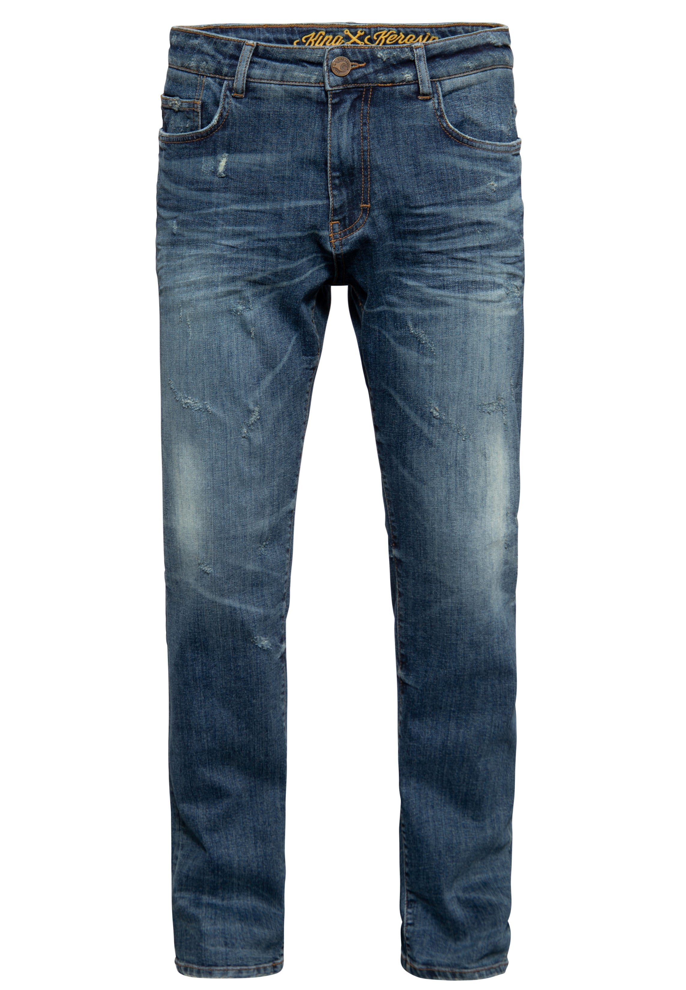 5 - Pocket Jeans «Robin Vintage Wash» Jeans von King Kerosin