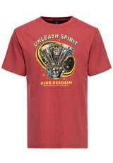 Acid Wash T-Shirt «Unleash Spirit» T-Shirts von King Kerosin