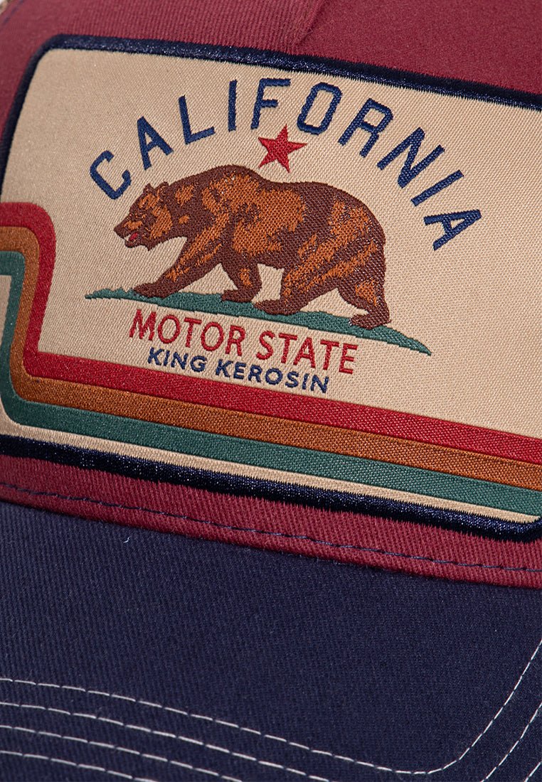 King Kerosin - Authentische Trucker Cap mit Front - Patch «California»