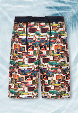 Badeshorts «70s Vibes» Badeshorts von King Kerosin