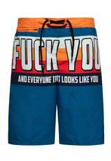 Badeshorts «Fuck You» Badeshorts von King Kerosin