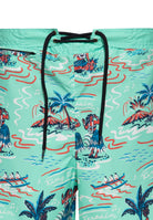 Badeshorts 'Hawaii' in Mint Badeshorts von King Kerosin