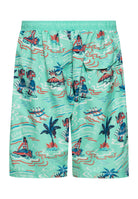 Badeshorts 'Hawaii' in Mint Badeshorts von King Kerosin