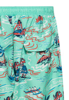 Badeshorts 'Hawaii' in Mint Badeshorts von King Kerosin