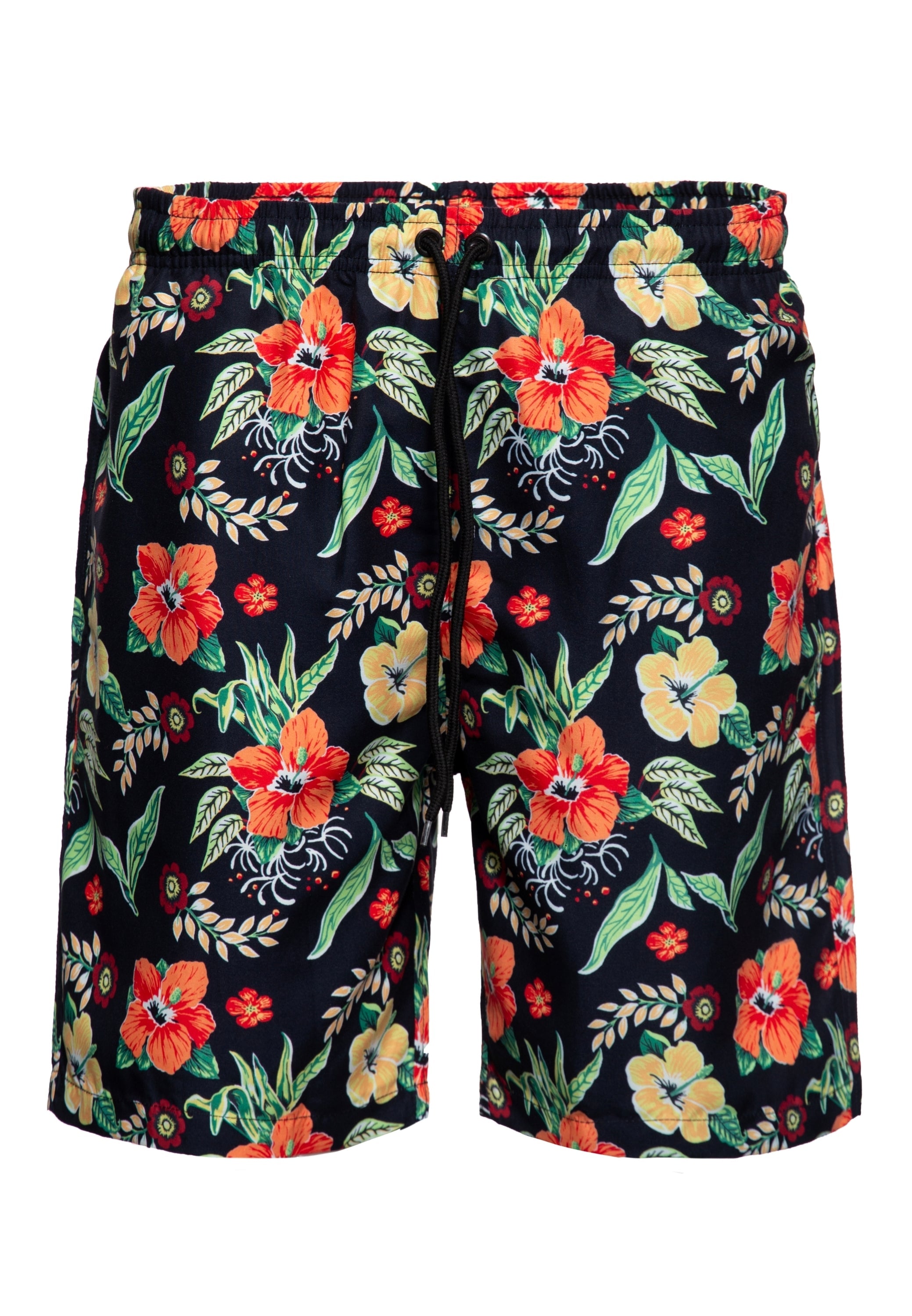 King Kerosin - Badeshorts mit Hawaii - Print