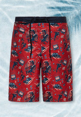 Badeshorts «Rockabilly Devil» Badeshorts von King Kerosin