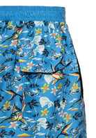 Badeshorts 'Swordfish' in Blau Badeshorts von King Kerosin