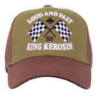 King Kerosin - Baseball Cap mit Frontstickerei «Loud and Fast»