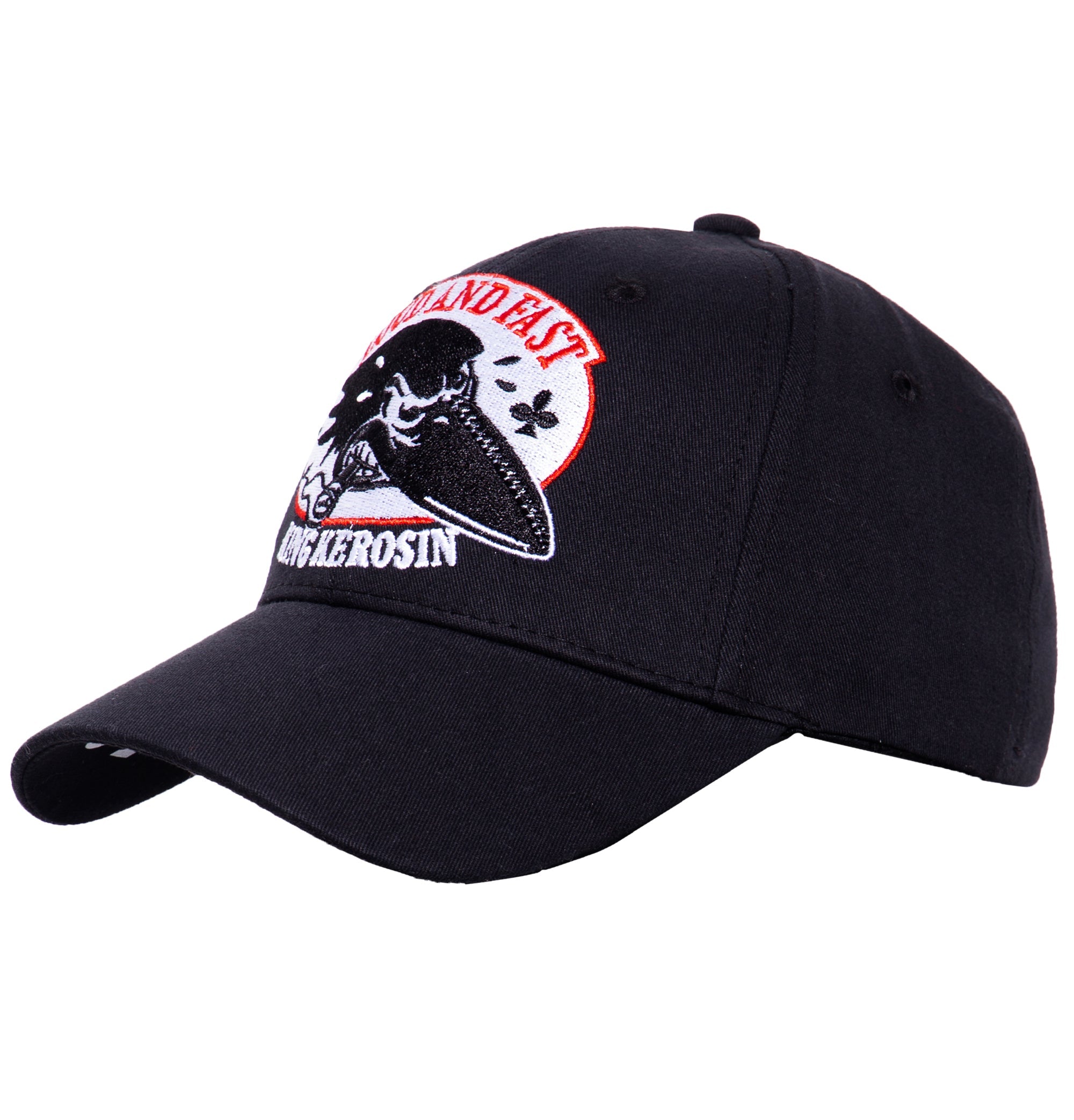King Kerosin - Baseball Cap mit Print auf der Schirmunterseite «Loud & Fast»