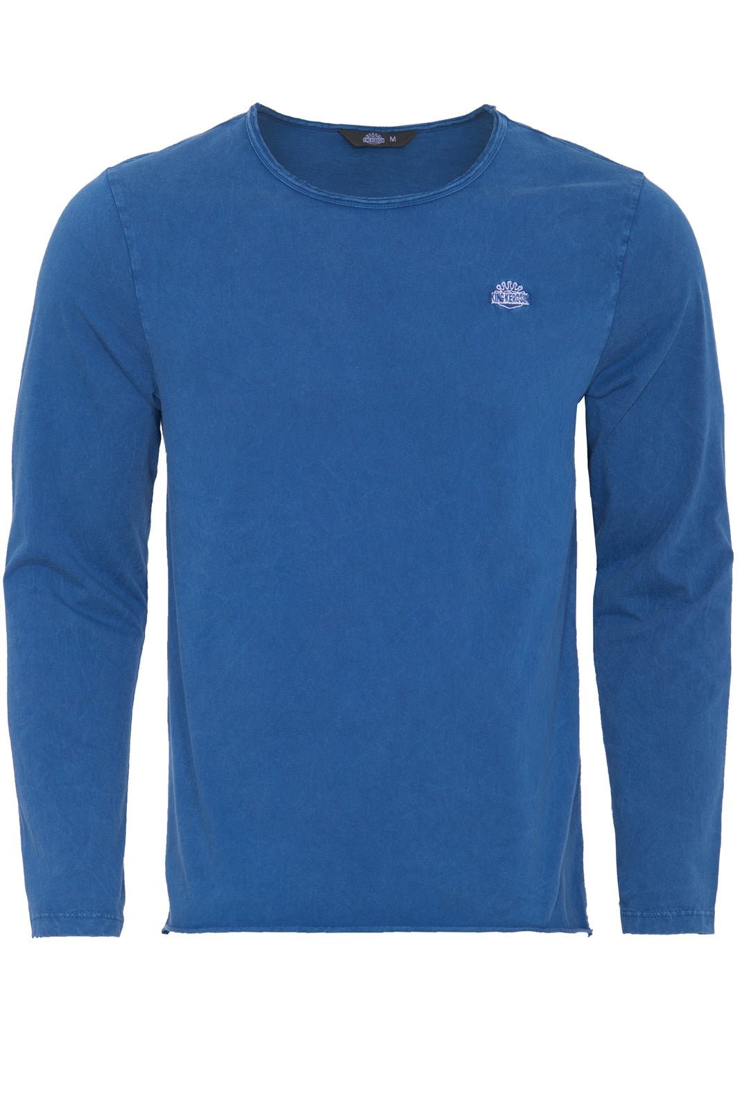 King Kerosin - Basic Langarmshirt im Used - Look