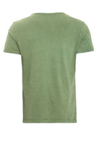 King Kerosin - Basic T-Shirt im Used - Look
