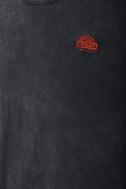 King Kerosin - Basic T-Shirt im Used - Look