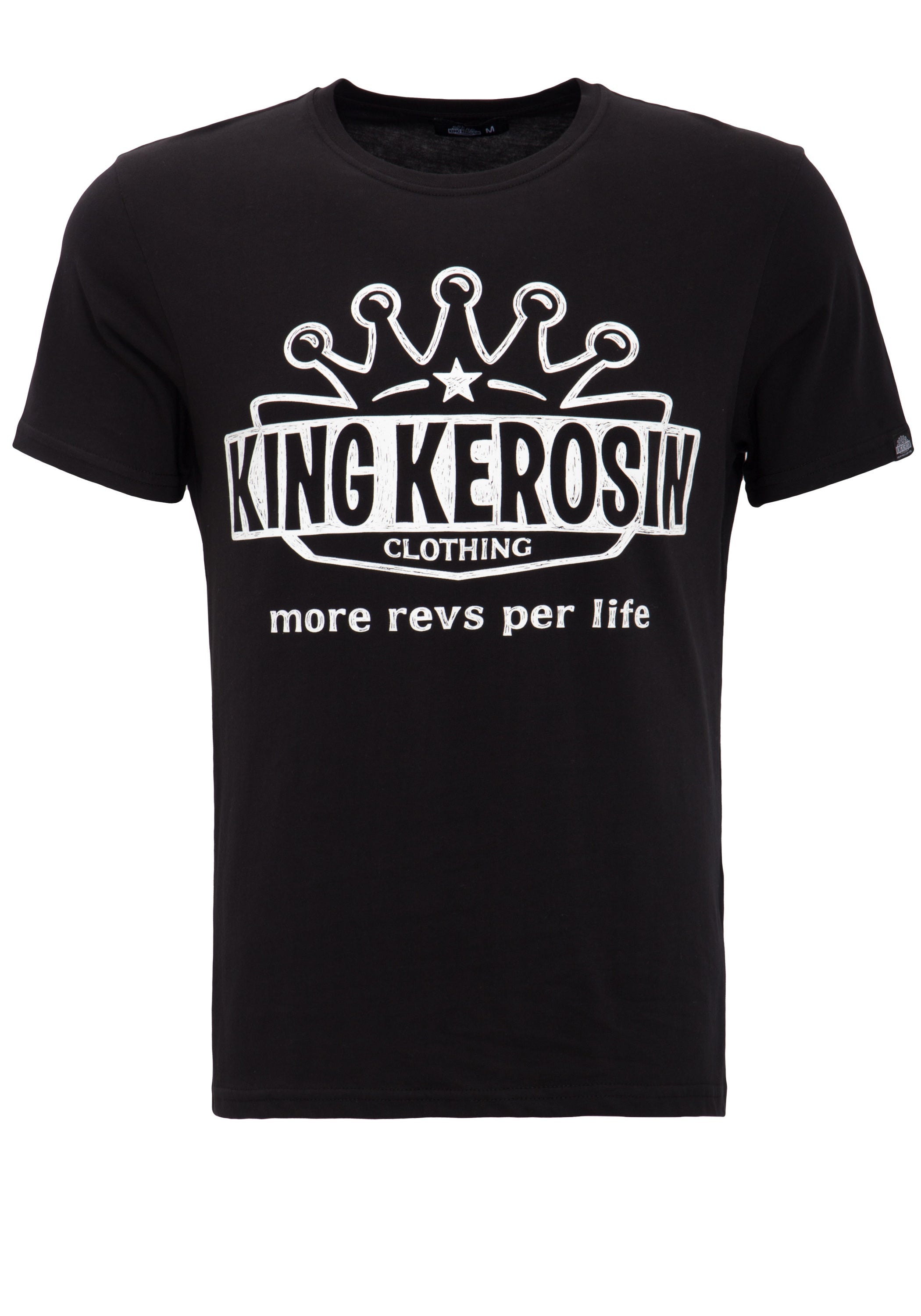 King Kerosin - Basic T-Shirt mit Logoprint