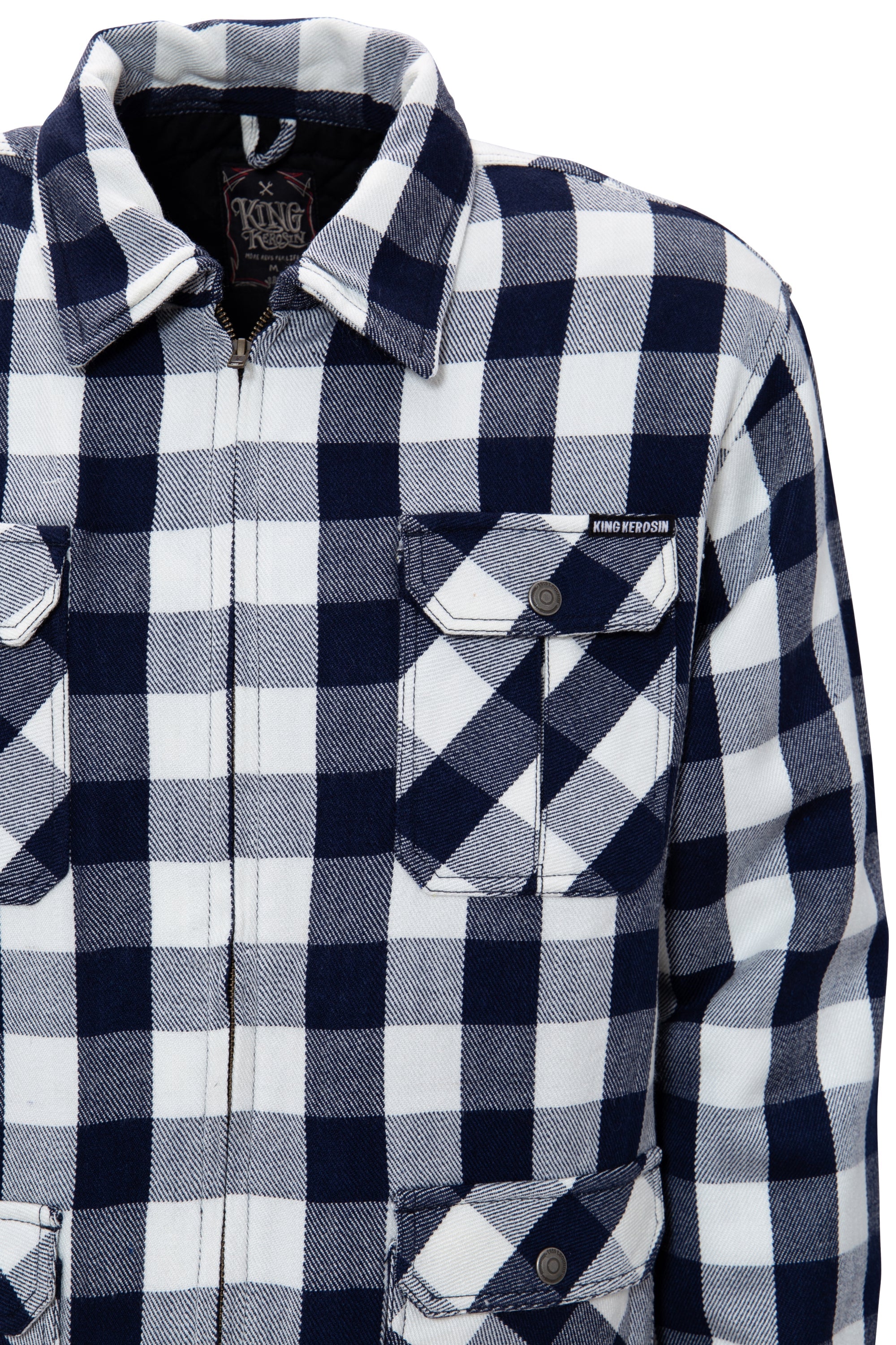 King Kerosin - Biker Hemdjacke im Holzfäller - Look «Forever Classics»