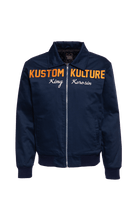 Blousonjacke 'Kustom Kulture' in Dunkelblau – Leichte Jacken von King Kerosin - Ansicht 1