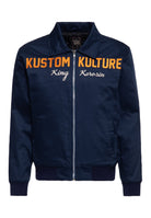 Blousonjacke 'Kustom Kulture' in Dunkelblau – Leichte Jacken von King Kerosin - Ansicht 4