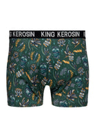 Boxershorts 'Tattoo Style' in Dunkelgrün – Boxershorts von King Kerosin - Ansicht 1