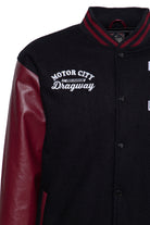 King Kerosin - College Jacke aus Wolle und Leder