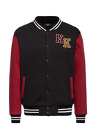 College Jacke 'California High School' in Schwarz – College & Baseball Jacken von King Kerosin - Ansicht 1