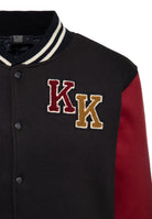 College Jacke 'California High School' in Schwarz – College & Baseball Jacken von King Kerosin - Ansicht 3