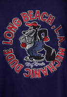College Jacke 'L.A. Mechanic' in Dunkelblau College & Baseball Jacken von King Kerosin