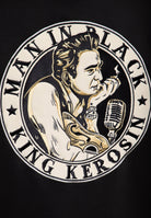 College Jacke 'Man in Black' in Schwarz College & Baseball Jacken von King Kerosin