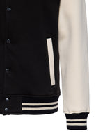 College Jacke 'Man in Black' in Schwarz College & Baseball Jacken von King Kerosin