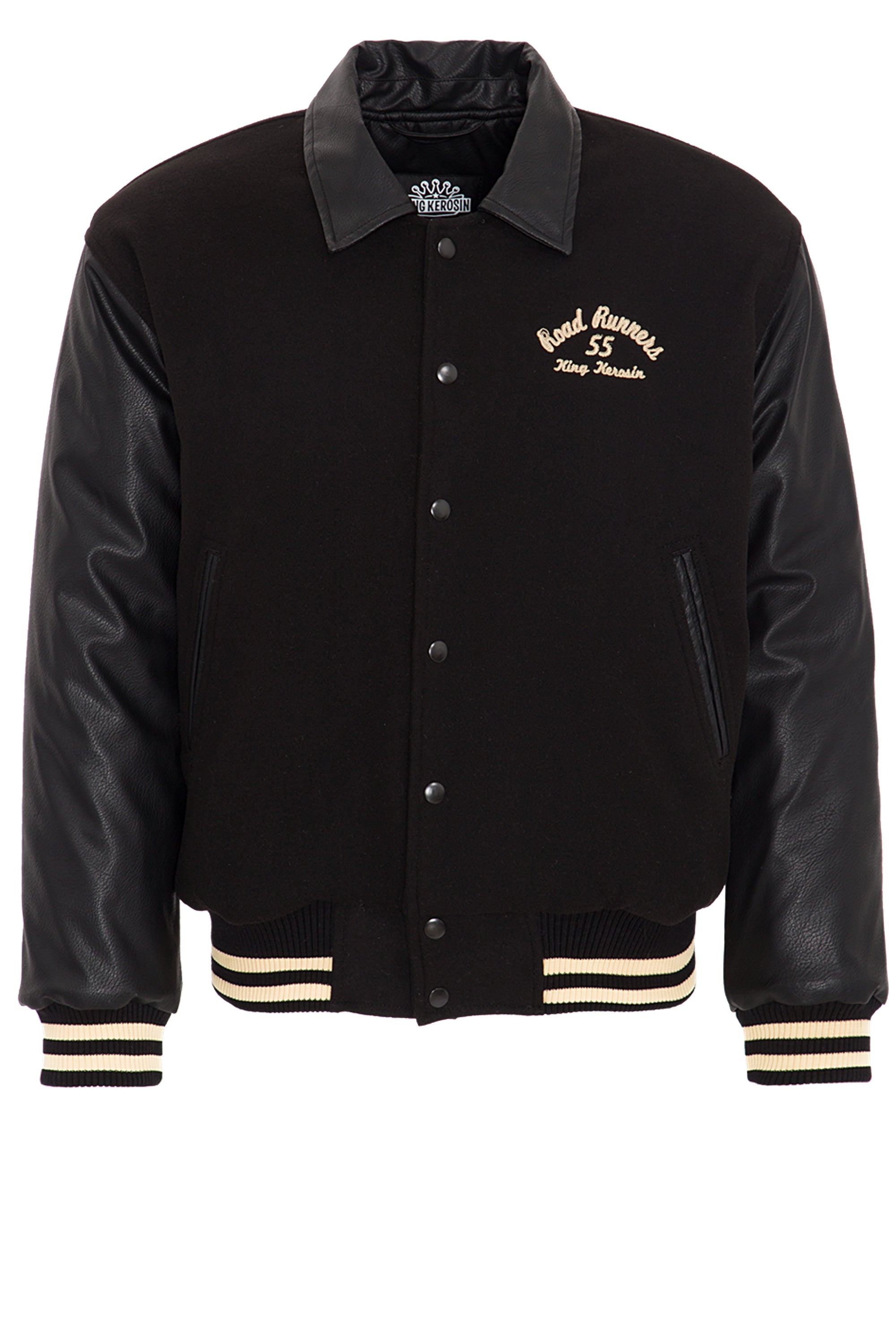 King Kerosin - College Jacke mit großem Rückenstick «Road Runners»