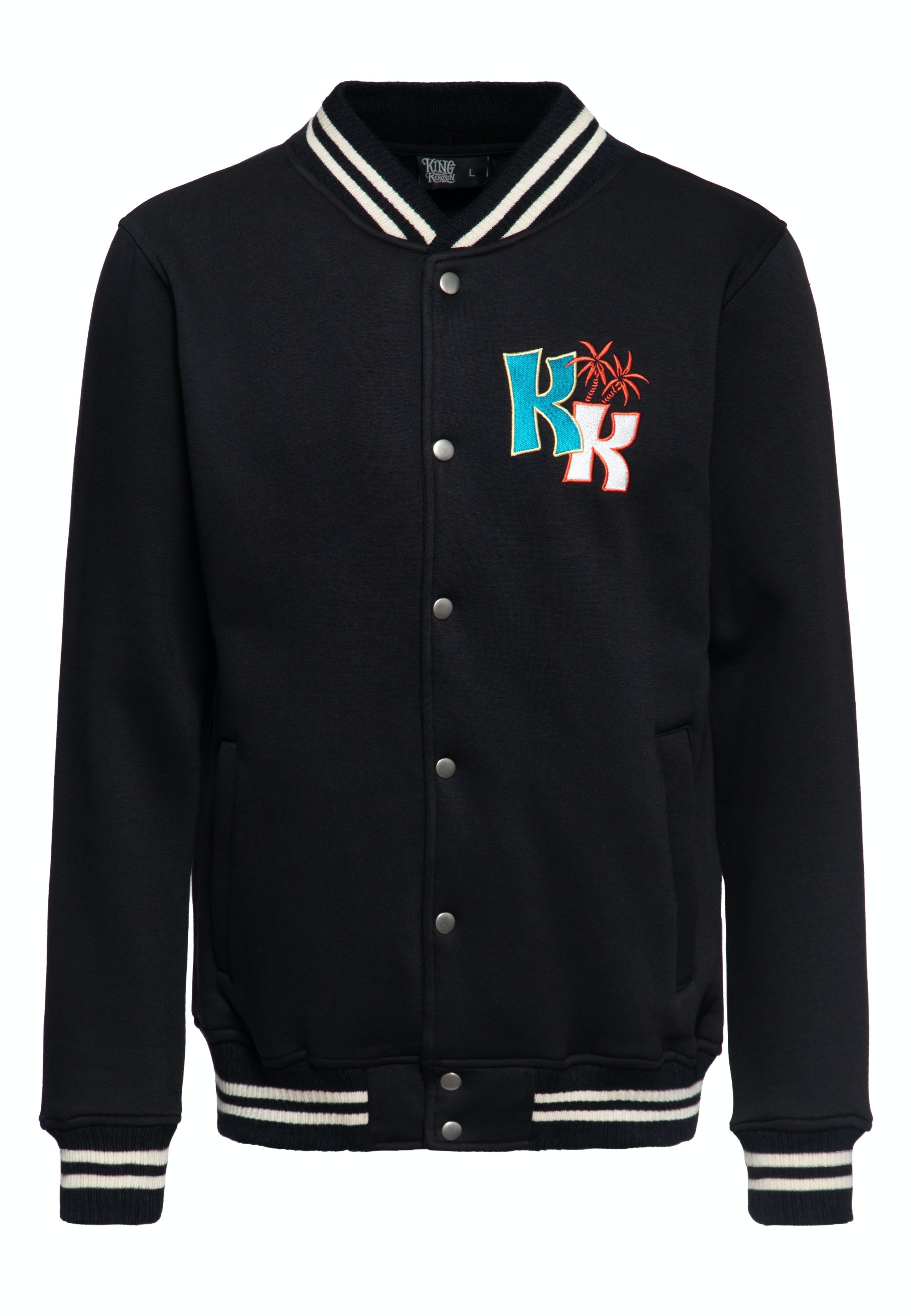 College Sweatjacke «Tiki Surfers» College & Baseball Jacken von King Kerosin