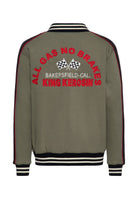 Collegejacke 'All Gas No Brakes' in Olivgrün – College & Baseball Jacken von King Kerosin - Ansicht 2