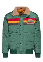 Collegejacke 'Canoga National Park' in Tannengrün – College & Baseball Jacken von King Kerosin - Ansicht 1
