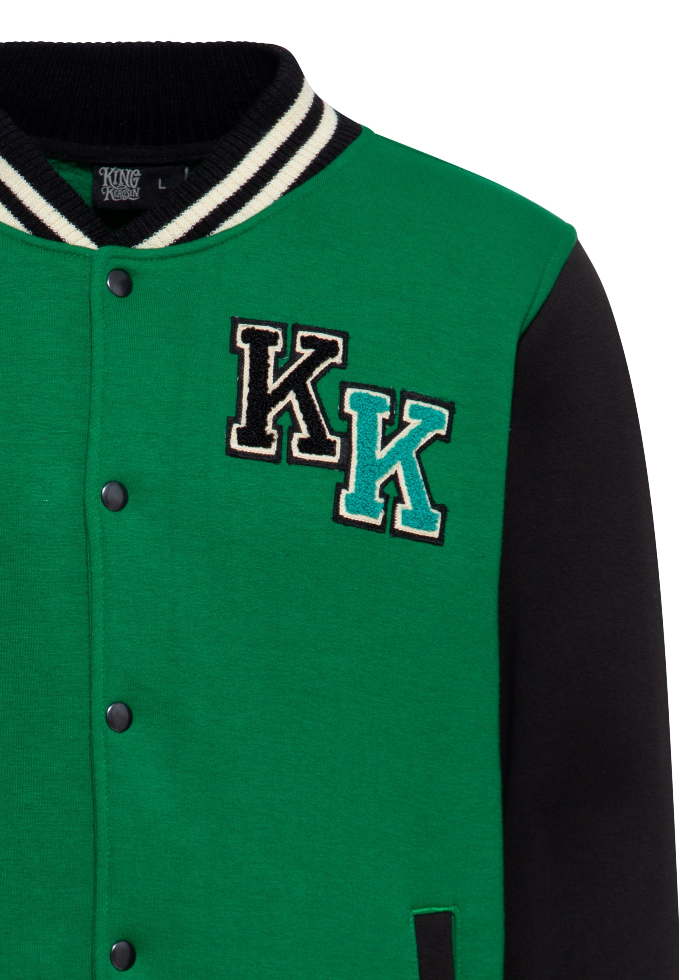 Collegejacke 'Daytona Raceway' in Grün College & Baseball Jacken von King Kerosin