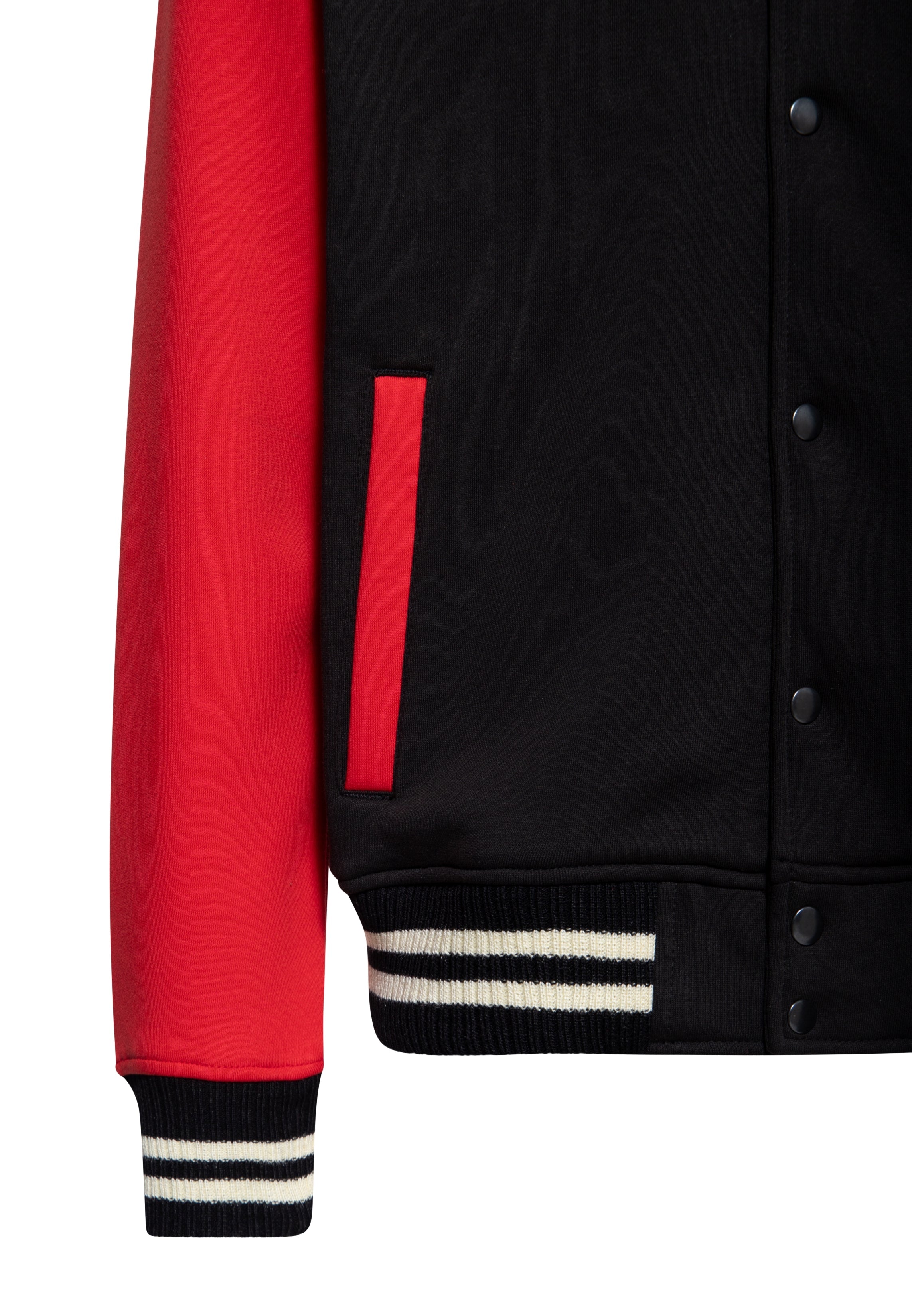 Collegejacke 'Faster Than The Wind' in Schwarz College & Baseball Jacken von King Kerosin