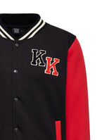 Collegejacke 'Faster Than The Wind' in Schwarz College & Baseball Jacken von King Kerosin