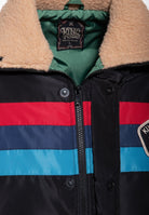 Collegejacke 'Garagebuilt' in Schwarz – College & Baseball Jacken von King Kerosin - Ansicht 4