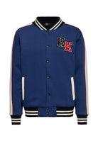Collegejacke 'Hot Rod Engineering West Coast' in Dunkelblau – College & Baseball Jacken von King Kerosin - Ansicht 1