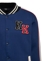 Collegejacke 'Hot Rod Engineering West Coast' in Dunkelblau – College & Baseball Jacken von King Kerosin - Ansicht 4