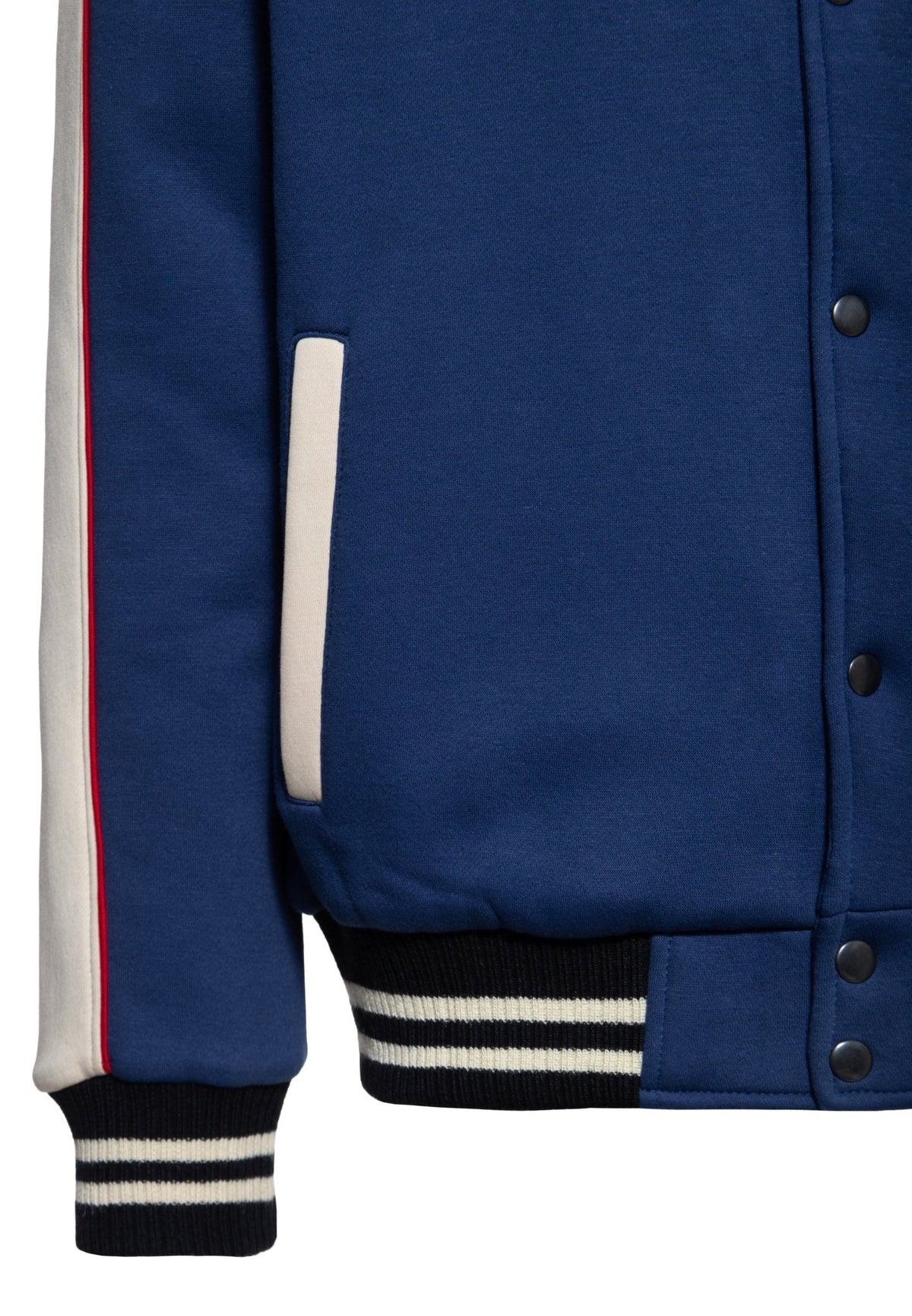 Collegejacke 'Hot Rod Engineering West Coast' in Dunkelblau – College & Baseball Jacken von King Kerosin - Ansicht 5