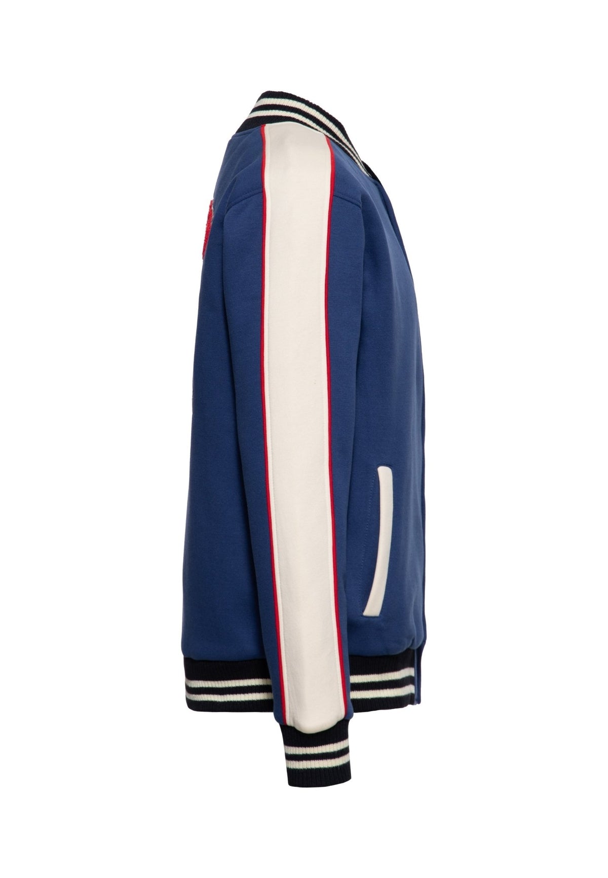 Collegejacke 'Hot Rod Engineering West Coast' in Dunkelblau – College & Baseball Jacken von King Kerosin - Ansicht 3