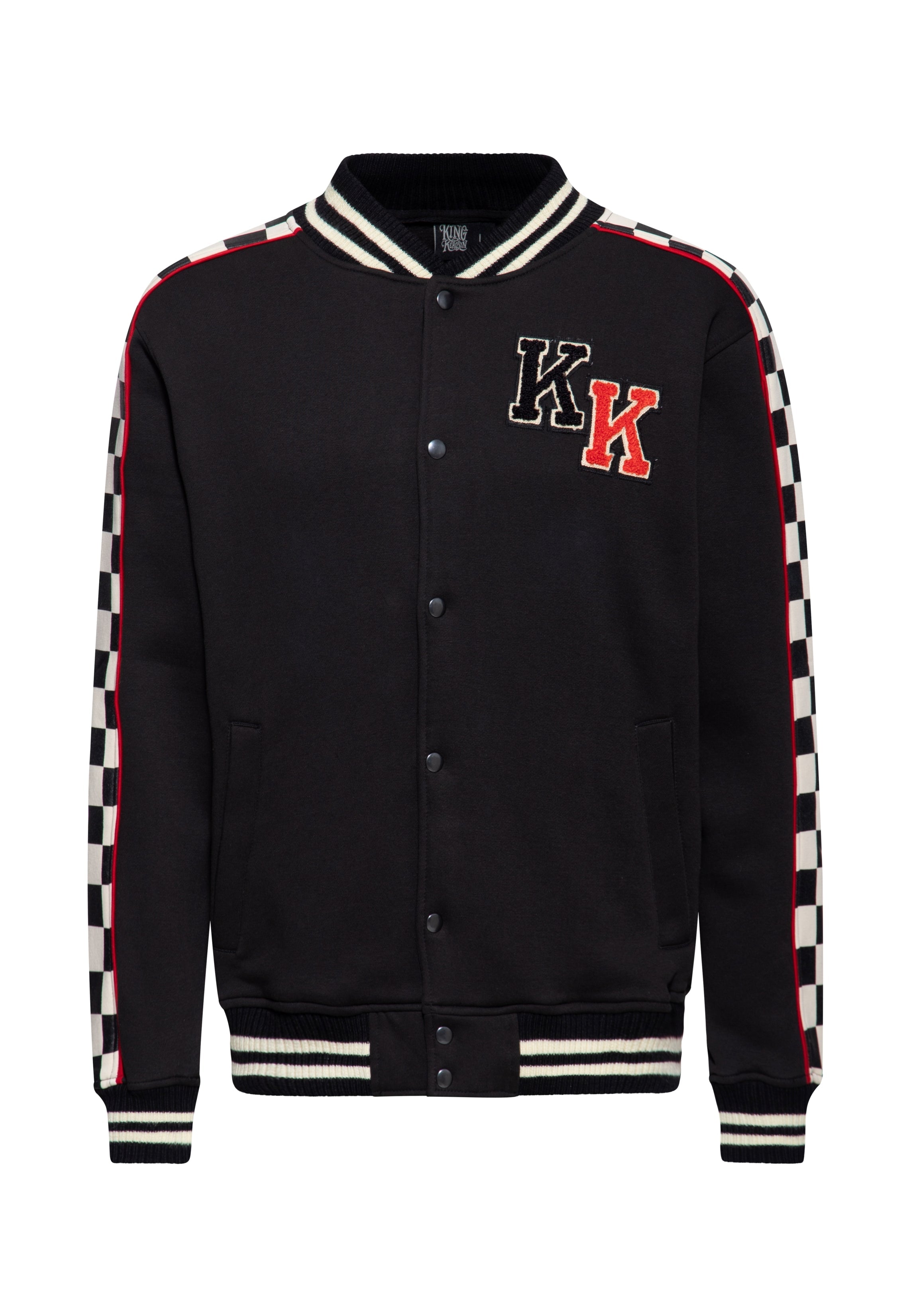 Collegejacke 'Los Angeles Supply Co.' in Schwarz College & Baseball Jacken von King Kerosin