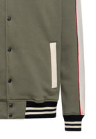 Collegejacke 'Mechanic Dude' in Khaki College & Baseball Jacken von King Kerosin