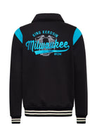 Collegejacke 'Milwaukee' in Schwarz College & Baseball Jacken von King Kerosin